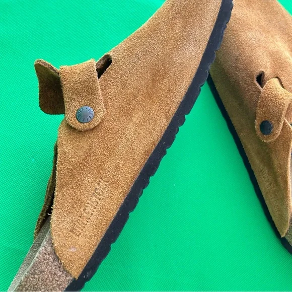 Birkenstock’s Boston soft footbed mink suede clogs Size 43 Men's 10 - Picture 11 of 16